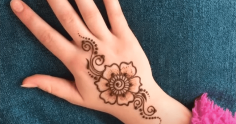 cute easy mehndi designs for kids